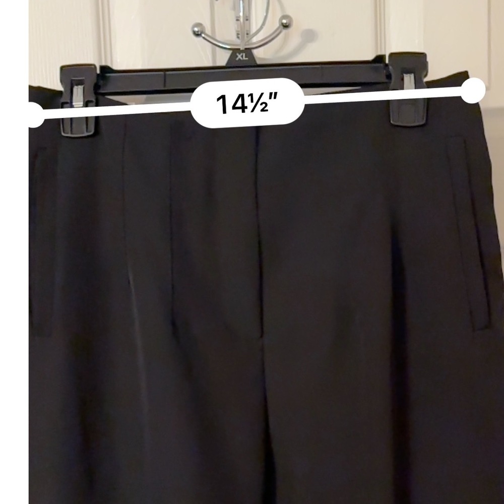 Womens Black Dress Pants Size L‎ Classic Career Office Business Casual Trousers - Picture 4 of 13